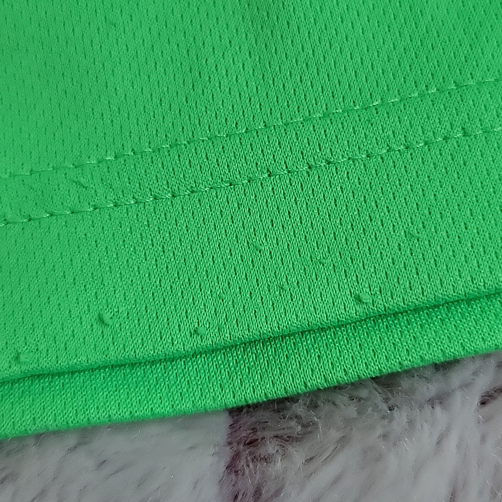 Adidas Climalite Neon Green Running Moisture Wicking Mens Performance T-Shirt M - Picture 9 of 9